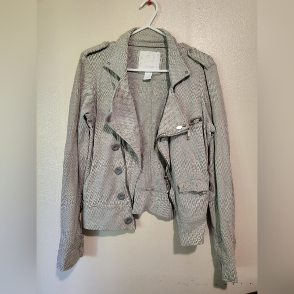 Oniell grey zip up sweater - Picture 3 of 7